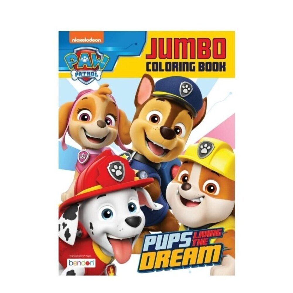 Paw Patrol Jumbo Coloring Book Pups Living The Dream